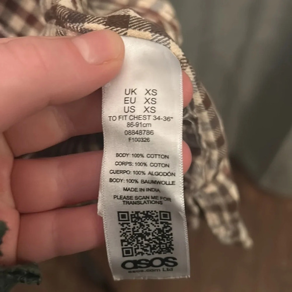 Plaid ASOS Button Up - Picture 5 of 5